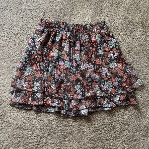 Floral Layered Skirt